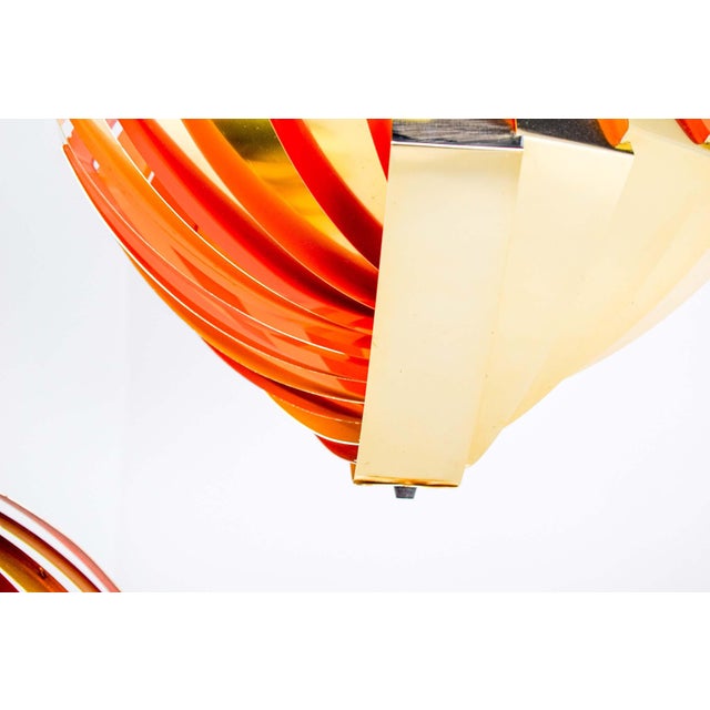 1960s Konkylie Pendant Lamp by Louis Weisdorf for Lyfa, 1960, Set of 2 For Sale - Image 5 of 14