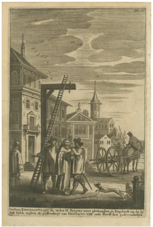 The Execution of Doctor Reginaldus, 1680, Paper