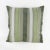 Refreshing Green Stripe Decorative Pillow For Sale - Image 10 of 10