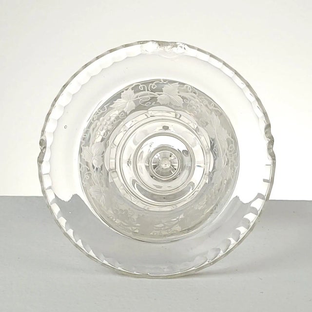 Glass Pair of Sweetmeat Dishes, England Circa 1820. For Sale - Image 7 of 7