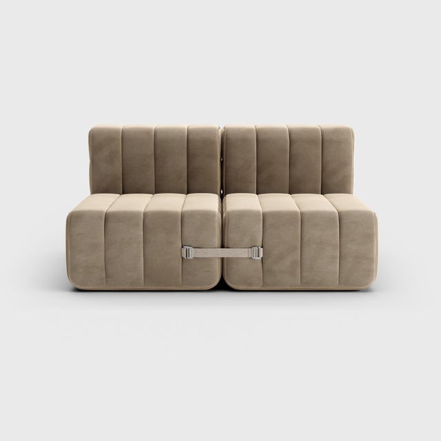 Modular Two-Seater Sofa in Barcelona Fabric by Ambivalenz, Set of 4 For Sale - Image 14 of 18