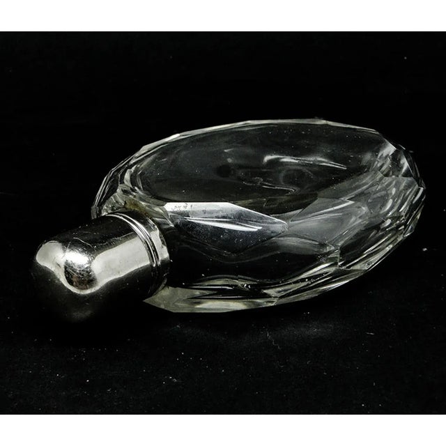 Art Deco Crystal Flask, France, 1930s For Sale - Image 6 of 9