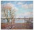 German Dontsov, Early Spring Landscape, Oil on Canvas For Sale