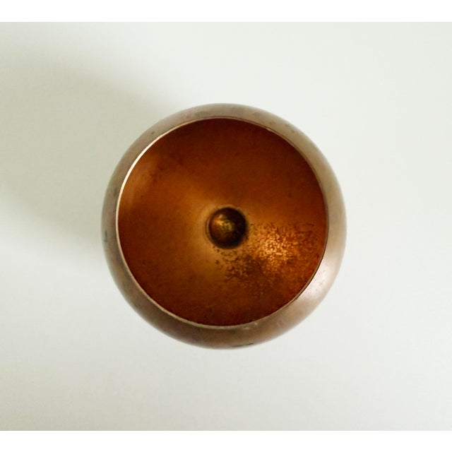 Metal 1930s Art Deco Copper Cigarette Holder by Chase For Sale - Image 7 of 8