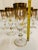 David Orgell Exclusivist 24 Kt Gold Leaf Champagne Flutes - Set of 7 For Sale - Image 10 of 13