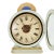 Antique Swedish Mora clock 1800's in off-white with gold hand painted intricate detailing. Working Longcase clock...