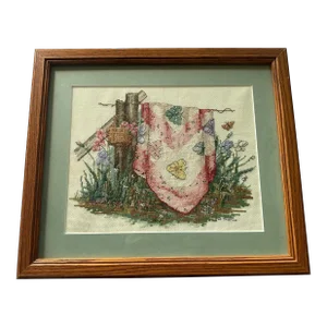Vintage Framed Needlework