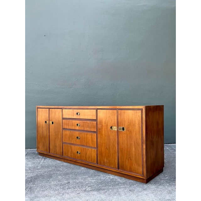 Vintage Drexel Brass Pull Dresser For Sale - Image 12 of 12