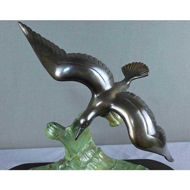 Charles Ruchot, Bird in Flight, 1920s, Bronze For Sale - Image 14 of 18