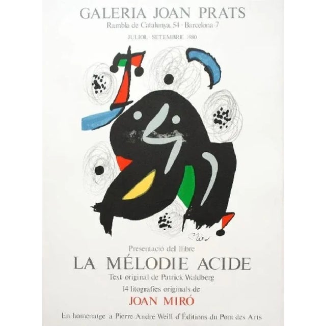 Original Lithographic Posters after Joan Miró, 1975, Set of 9 For Sale - Image 4 of 10