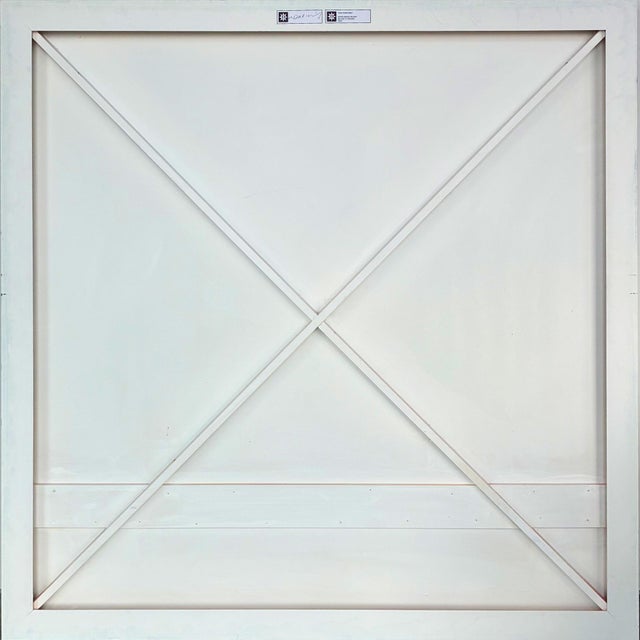 "High Pass Gray" by Michael DesRosiers Mixed-Media on MDF Panel (2022) For Sale - Image 9 of 9