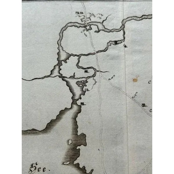 Map of Vänersborg by Merian, 1680 For Sale - Image 6 of 10
