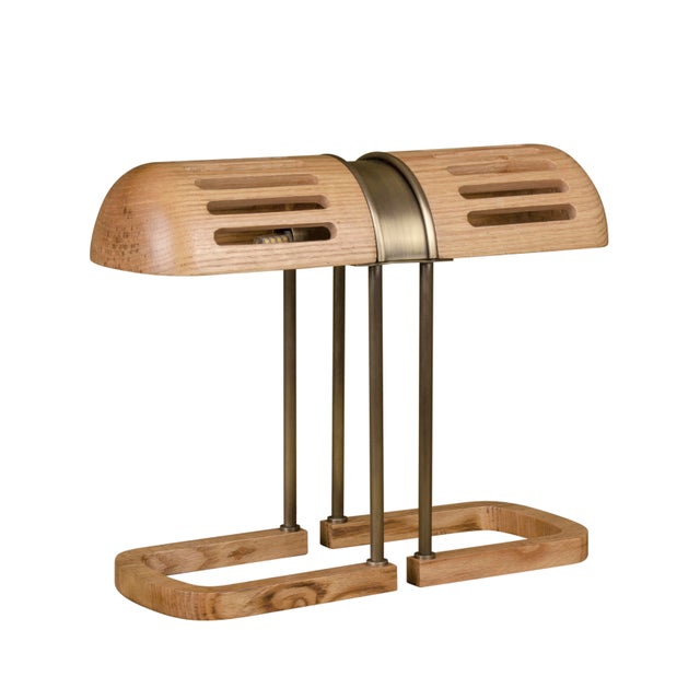 Not Yet Made - Made To Order Turing Table Lamp by Wood Tailors Club For Sale - Image 5 of 16