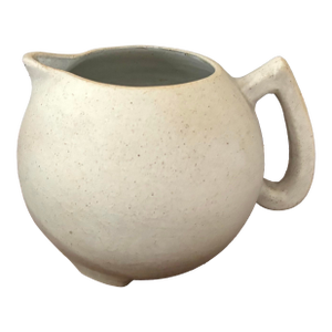 Antique Ransburg Stoneware Pottery Pitcher