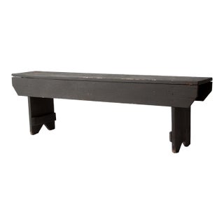 Antique Primitive Americana Farmhouse Bench For Sale