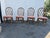 Late 20th Century Set of Four Vintage Bamboo Framed Dining Chairs Quality built bamboo frames, American made, Thick...