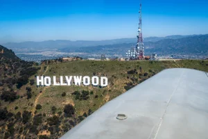 Wings Above Hollywood, Contemporary Photograph by Korbin Bielski