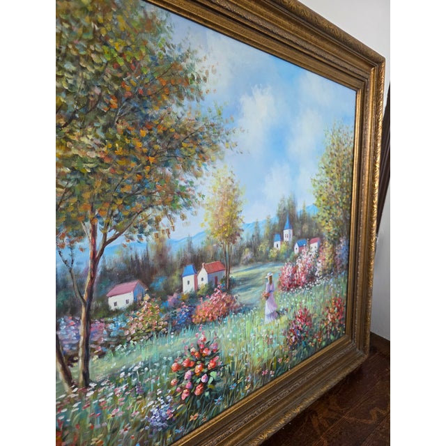Green W. Hodges Impressionist Landscape Oil Painting For Sale - Image 8 of 8