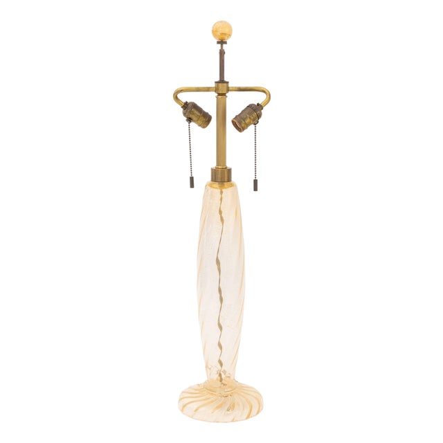 John Hutton X Donghia Ondoso Murano Glass Lamp For Sale