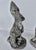 Composition Stone Garden Rabbit Sculptures With Weathered Patina, Pair For Sale - Image 4 of 14