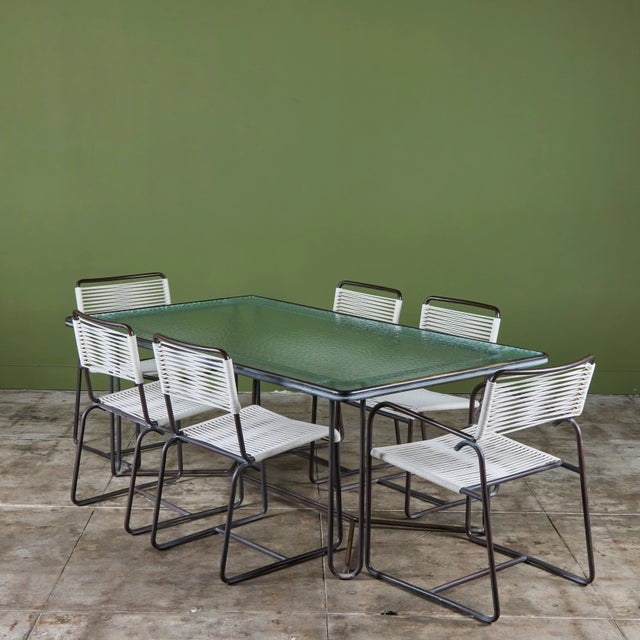 Walter Lamb Rectangular Bronze Patio Dining Table for Brown Jordan For Sale - Image 9 of 16