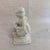 Ceramic Blanc De Chine Seated Japanese Geisha Asian Lady Figurine For Sale - Image 7 of 9