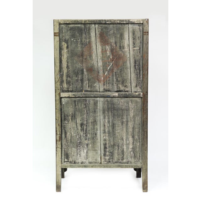 Chinese Pair of Chinese Jumu Square Corner Cabinets, 18th Century For Sale - Image 3 of 12