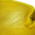 Mid 20th Century Vintage Murano Bright Golden Yellow Gold Flecks Italian Art Glass Heart Shape Bowl Ashtray For Sale - Image 5 of 8
