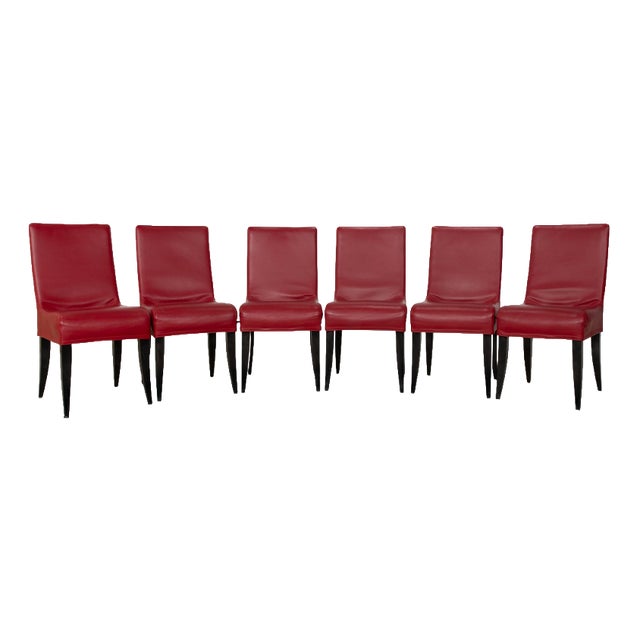 ISIS Leather Chairs from Wittmann, Set of 6 For Sale