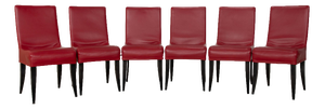 ISIS Leather Chairs from Wittmann, Set of 6