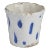 Aegean Cachepot with Blue Dots, Small For Sale