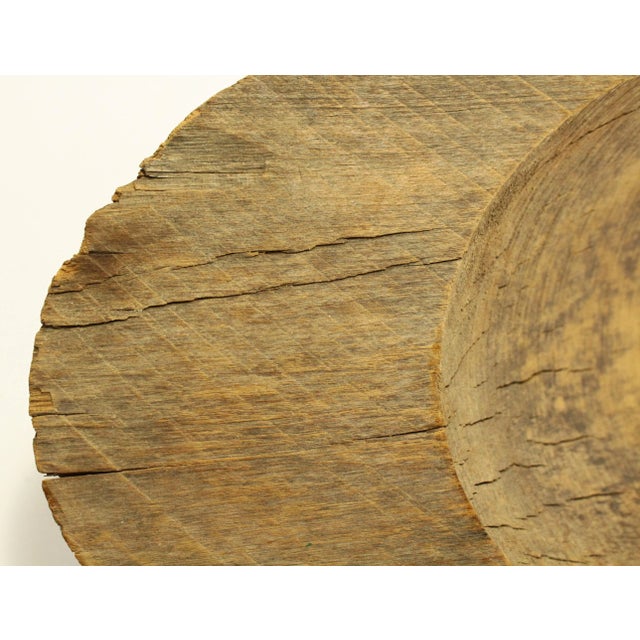 19th Century Treen Ware Hardwood Oval Bowl Small Trencher, New England For Sale - Image 10 of 12