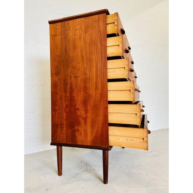 1960s Mid-Century Danish Teak Chest of Drawers, 1960s For Sale - Image 5 of 13