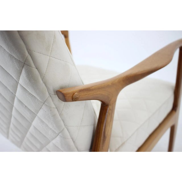 Wood Organic Oak Armchair, Czechoslovakia, 1970s For Sale - Image 7 of 9