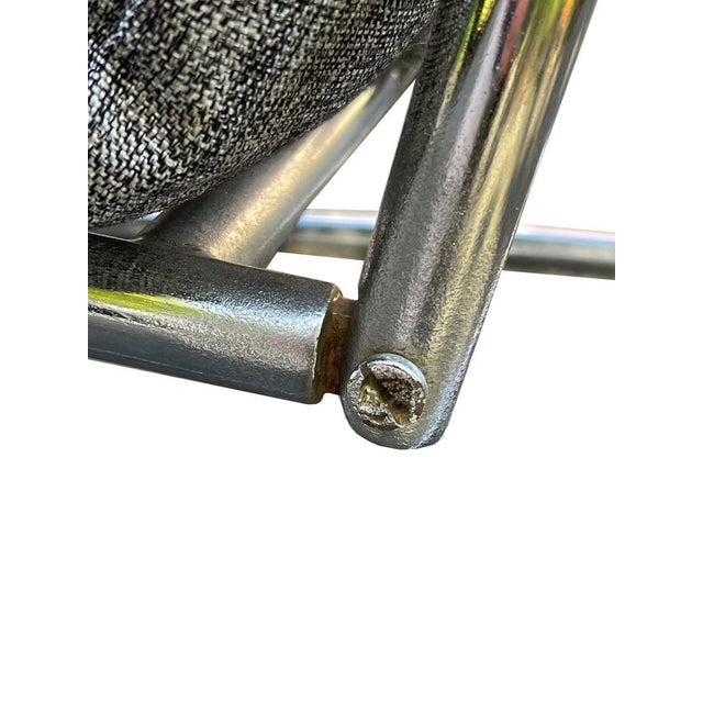 Bauhaus Adjustable Tubular Steel Cantilever Lounge Chair, Model R363/R1204, by Werner Max Moser for Bigla, Bern, Switzerland, 1930s For Sale - Image 7 of 15