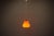 Vintage Orange Glass Pendant Lamp, Czechoslovakia, 1970 For Sale - Image 6 of 9