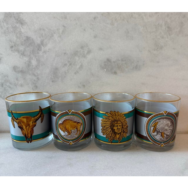 American Bradford Pride of the West Decanter Glass 5 Piece Set For Sale - Image 3 of 12