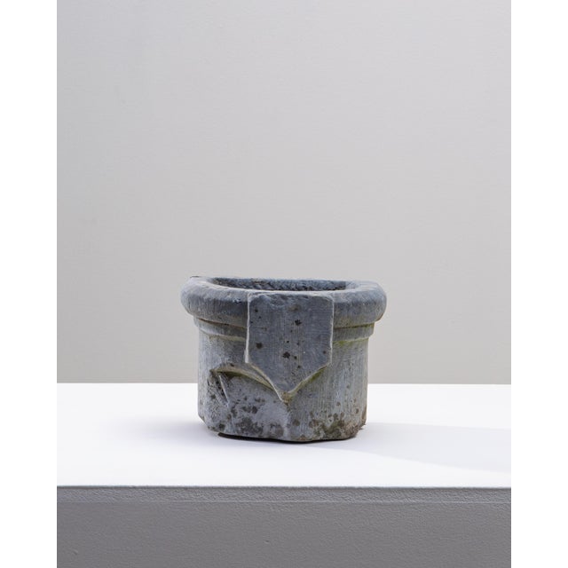 19th Century Belgian Blue Stone Fountain Basin For Sale - Image 9 of 18