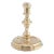 French Cast Brass Circular Base Candlestick, 1720 For Sale