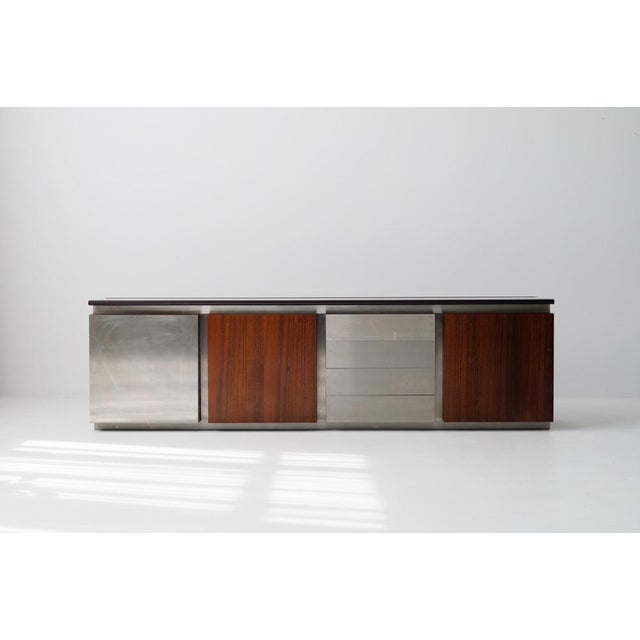Large Parioli Sideboard or Room Divider by Giotto Stoppino for Acerbis, 1980s, in Very Good conditions. Designed 1980 to...