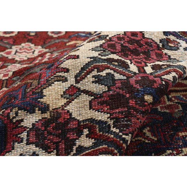 Antique Persian Bakhtiari Rug, 07'09 X 12'05 For Sale In Dallas - Image 6 of 10