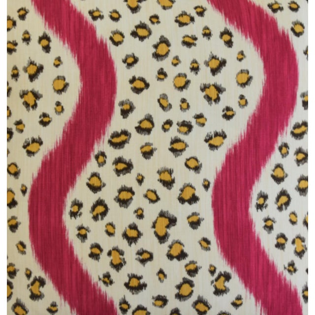 Clarence House Designer Clarence House Animal Print Feather/Down Pillow For Sale - Image 4 of 8