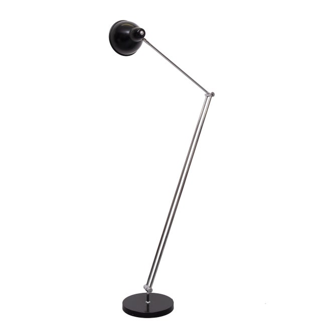 Black Adjustable Comet Floor Lamp from Hala Zeist, Holland, 1970s For Sale - Image 8 of 14