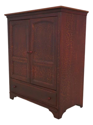 Pennsylvania House Country Crackle Painted Finish Tv Cabinet