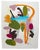 2020s Contemporary Abstract Acrylic and Colored Pencil on Arches 300 Paper "Early Morning Perception" by Jessica Snow For Sale - Image 5 of 6