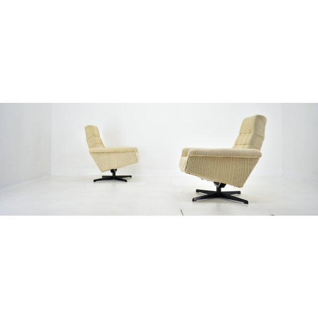 Set of Tabouret Armchairs by Morávek and Munzar, 1968s For Sale - Image 16 of 18