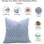 Textile Fabdivine Handmade Pillow Cover 14x20 Inch Block Printed Decorative Cushion- Tulsi Buti For Sale - Image 7 of 7