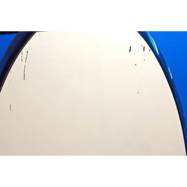 Oval Mirror from Cristal Art, 1960s For Sale - Image 4 of 7