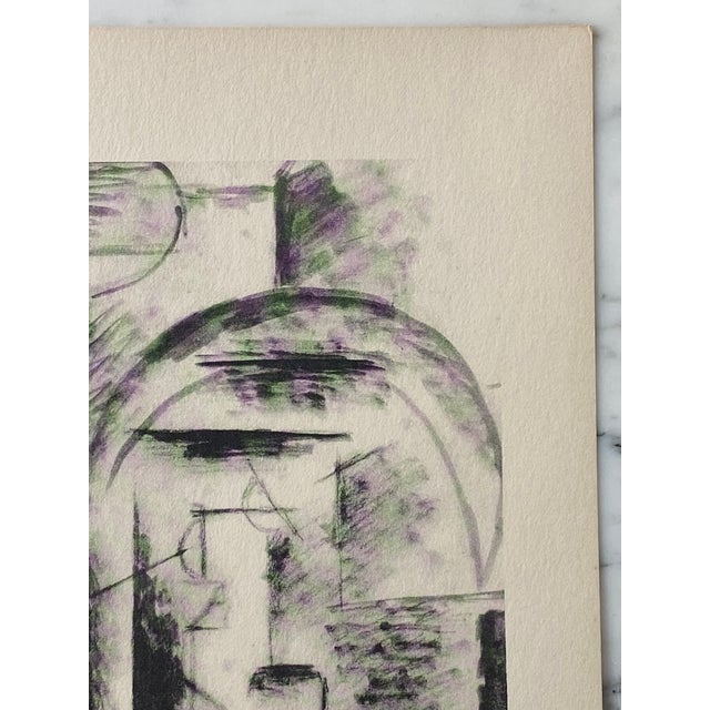 Contemporary Pablo Picasso "Man With Pipe" Original 1946 Lithograph For Sale - Image 3 of 12