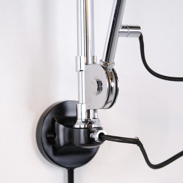 Metal Bestlite BL6 Wall Lamp in Chrome and Black by Robert Dudley Best for Gubi For Sale - Image 7 of 12
